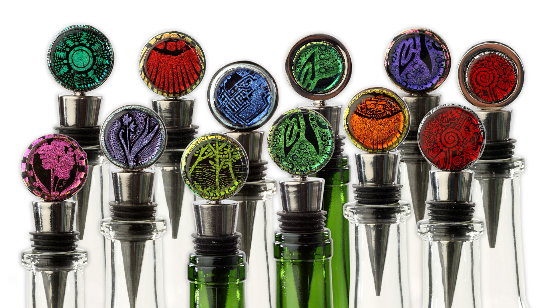 Wine Stoppers in Assorted Colors